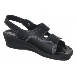 sandale confort dama Mjartan 2815-P02 negre