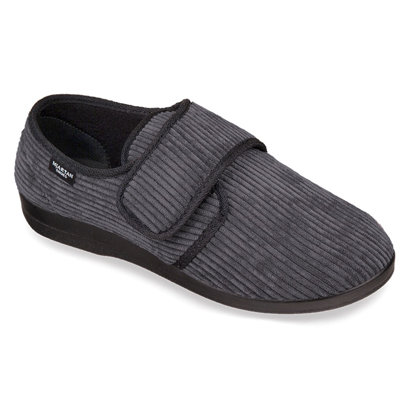 Mjartan® 652-T65L, pantofi de casa gri pentru barbati