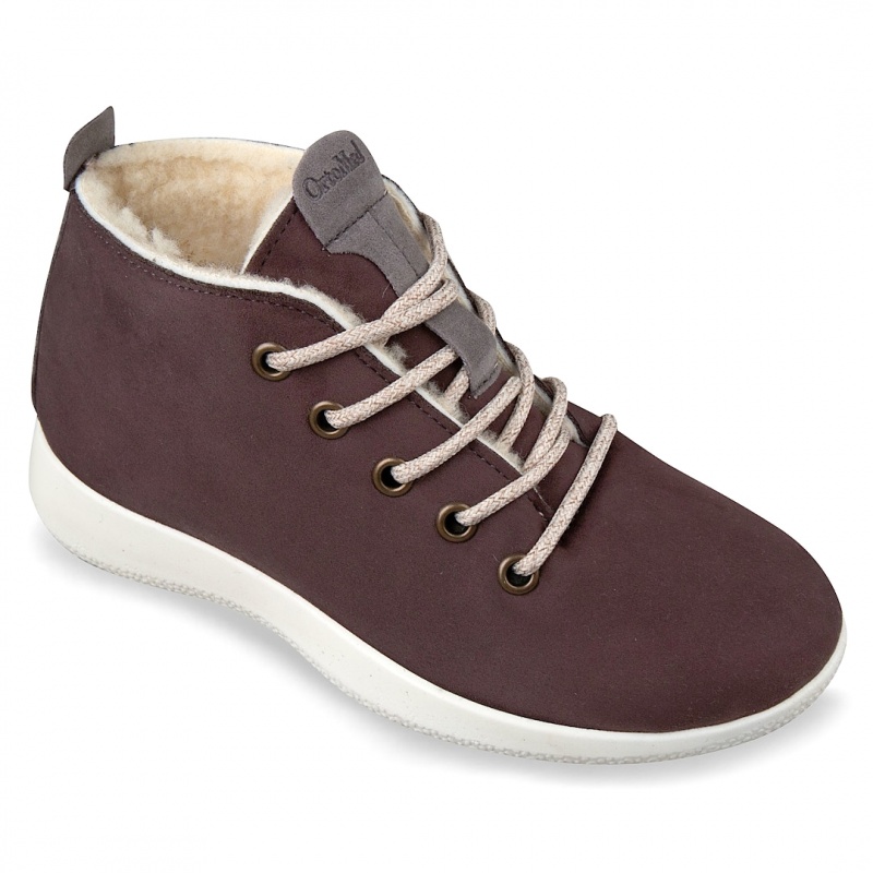 ghete sport, piele intoarsa, imblanite, dama, OrtoMed® 5513-P303 ghete sport, piele intoarsa, imblanite, dama, OrtoMed® 5513-P303