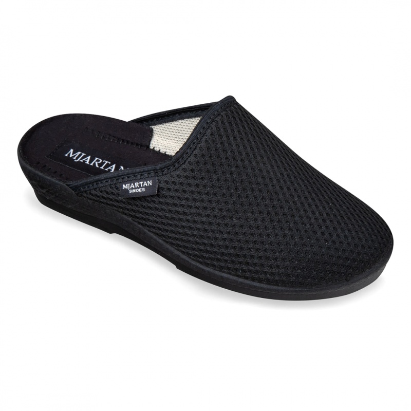 saboti de casa, negri, dama, Mjartan® 6057-T21