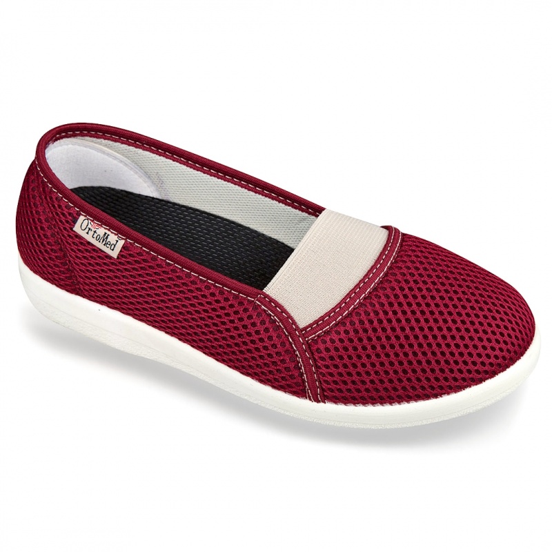 balerini ortopedici, bordo, dama, OrtoMed® 6087-T16 balerini ortopedici, bordo, dama, OrtoMed® 6087-T16