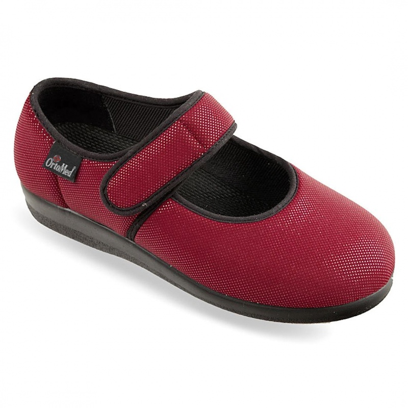 pantofi confort, stretch, bordo, dama, OrtoMed® 6047-S98 pantofi confort, stretch, bordo, dama, OrtoMed® 6047-S98