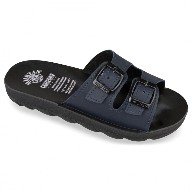 papuci de vara, bleumarin, dama, Mjartan® 2205-P16-N