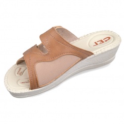 papuci confort, maro, pentru femei,Mjartan® 2817-G19