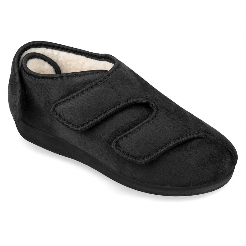 ghete imblanite, reglabile, unisex, OrtoMed® 8051-T44 negru ghete imblanite, reglabile, unisex, OrtoMed® 8051-T44 negru