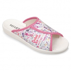 papuci de casa, multicolori, pentru femei, Mjartan® 507-S111