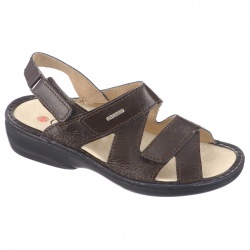 sandale piele naturala, maro, dama, OrtoMed® 3705-P121