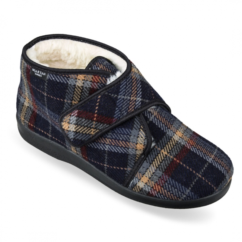 ghete de casa, imblanite, carouri, pentru barbati, Mjartan® 816-K01