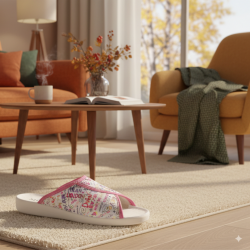 papuci de casa, multicolori, pentru femei, Mjartan® 507-S111