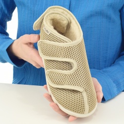 ghete imblanite, reglabile, bej, pentru femei, OrtoMed® 8051-T22