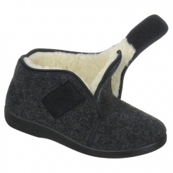 ghete de casa, imblanite, antracit, reglabile cu arici / scai, Mjartan® 816-B02