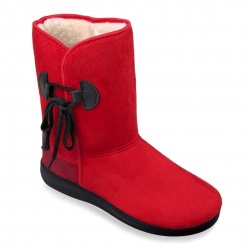 cizme ortopedice, imblanite, 100% lana, rosii, Mjartan® 027-T71