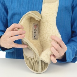 ghete imblanite, lana naturala, pentru femei, OrtoMed® 8051-T22