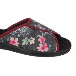 Papuci  casa femei Mjartan 507-L50 floricele